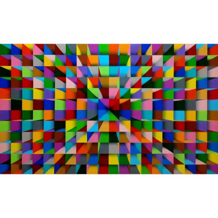 Panorama Acrylic Canvas Painting by Artist Samba Prasad 18 x 30 Inch